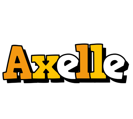 Axelle cartoon logo
