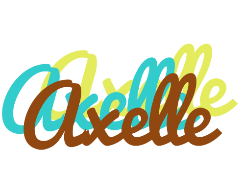 Axelle cupcake logo
