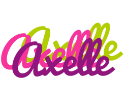 Axelle flowers logo