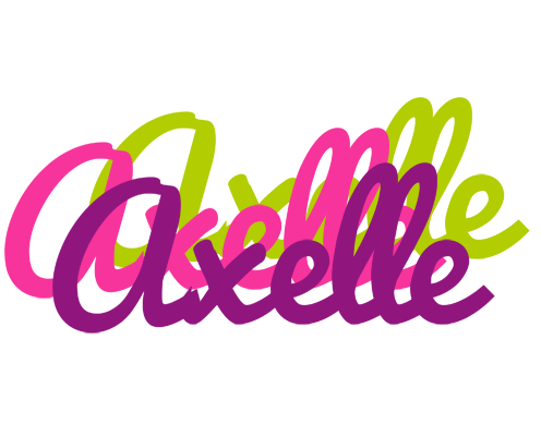 Axelle flowers logo