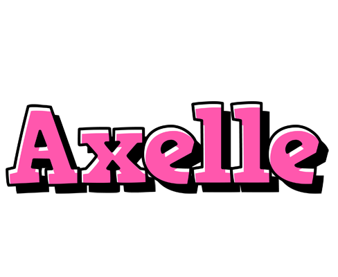 Axelle girlish logo
