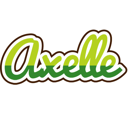 Axelle golfing logo