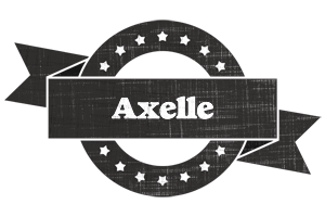 Axelle grunge logo
