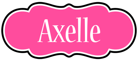 Axelle invitation logo