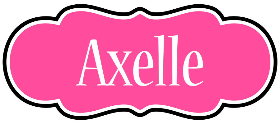 Axelle invitation logo