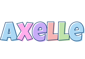 Axelle pastel logo