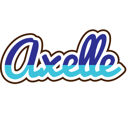 Axelle raining logo