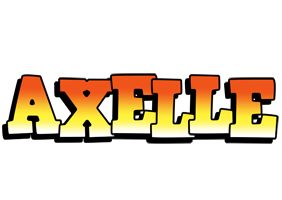 Axelle sunset logo