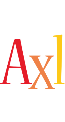 Axl birthday logo