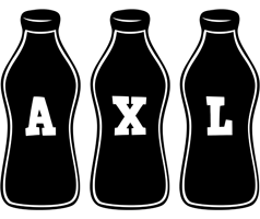 Axl bottle logo