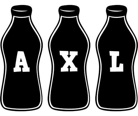 Axl bottle logo