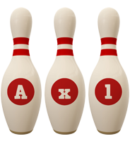 Axl bowling-pin logo