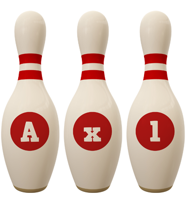 Axl bowling-pin logo