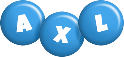 Axl candy-blue logo