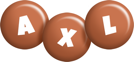 Axl candy-brown logo