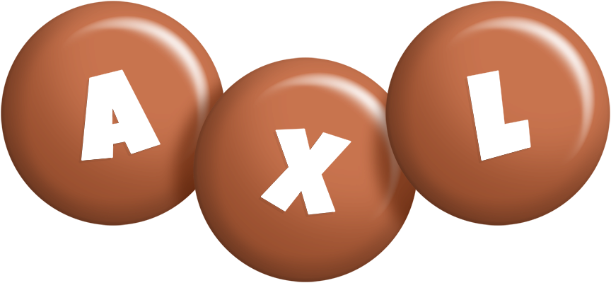 Axl candy-brown logo