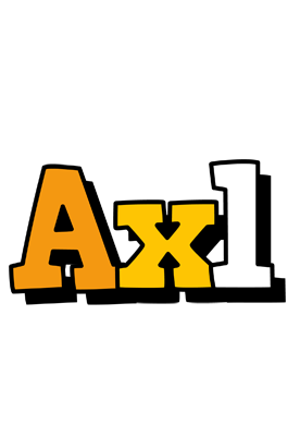 Axl cartoon logo