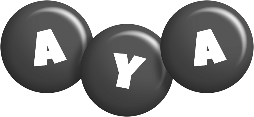 Aya candy-black logo