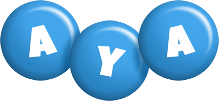 Aya candy-blue logo