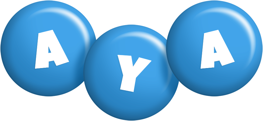 Aya candy-blue logo