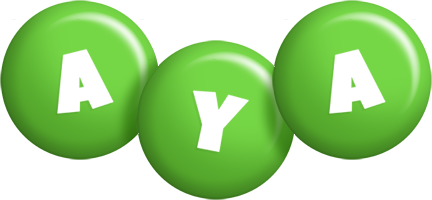 Aya candy-green logo