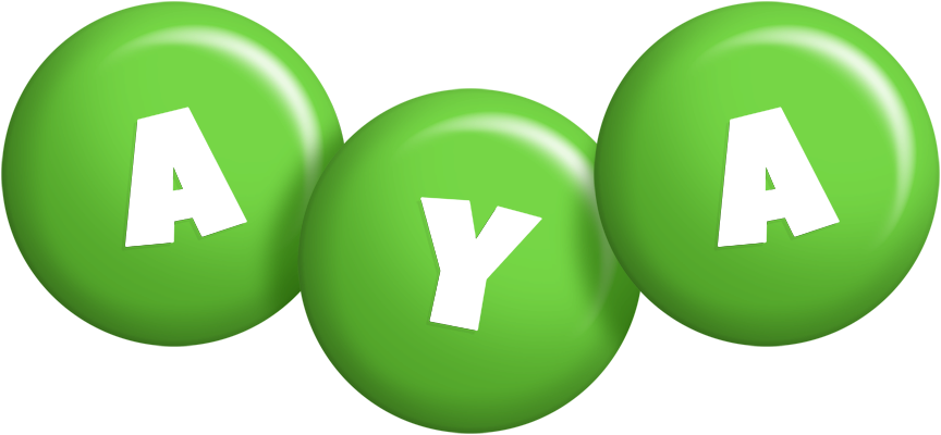 Aya candy-green logo