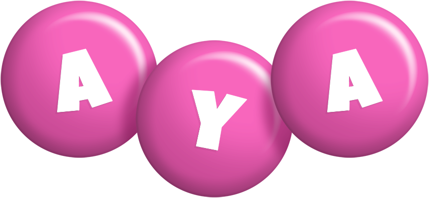 Aya candy-pink logo
