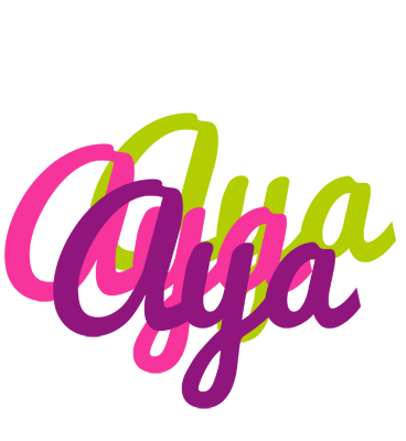 Aya flowers logo