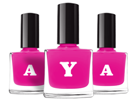 Aya nails logo