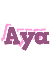Aya relaxing logo