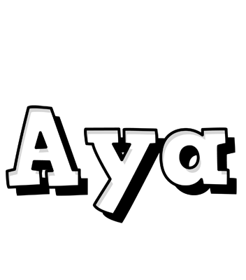 Aya snowing logo
