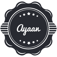 Ayaan badge logo