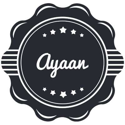 Ayaan badge logo