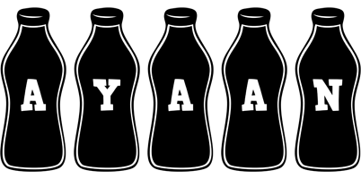 Ayaan bottle logo