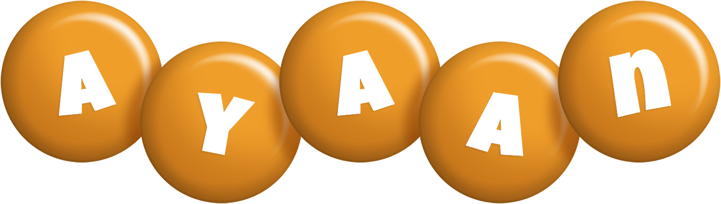 Ayaan candy-orange logo