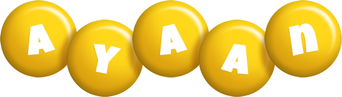 Ayaan candy-yellow logo