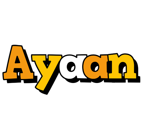 Ayaan cartoon logo