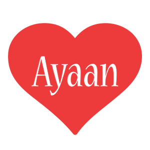 Ayaan love logo
