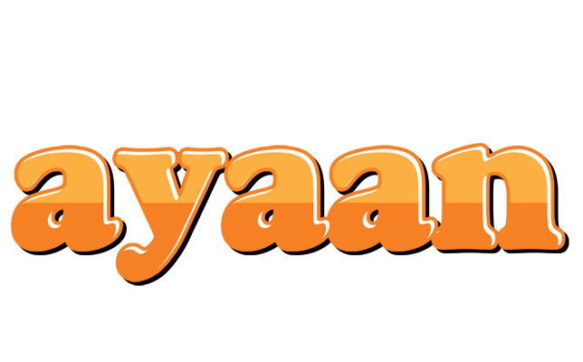 Ayaan orange logo
