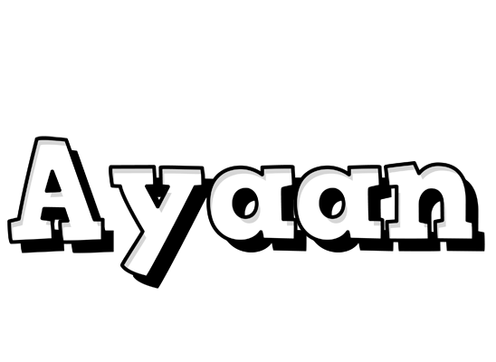 Ayaan snowing logo