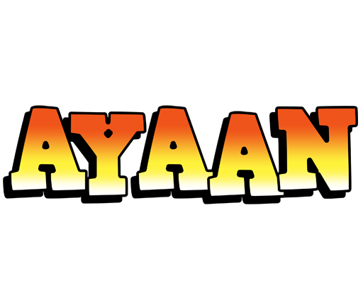 Ayaan sunset logo