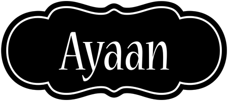 Ayaan welcome logo