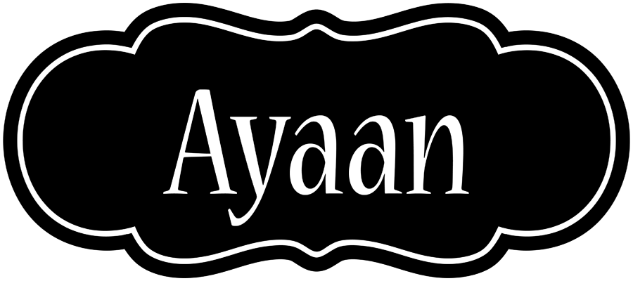 Ayaan welcome logo