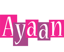 Ayaan whine logo