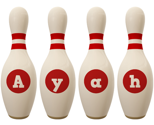 Ayah bowling-pin logo