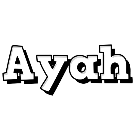 Ayah snowing logo