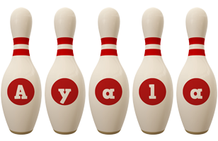Ayala bowling-pin logo