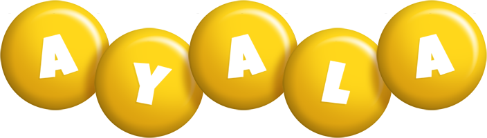 Ayala candy-yellow logo