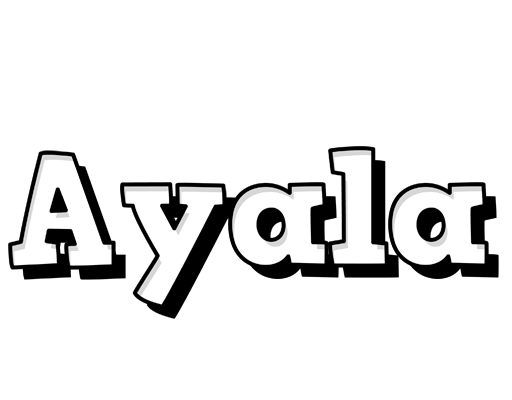 Ayala snowing logo