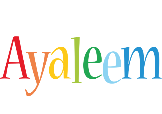 Ayaleem birthday logo